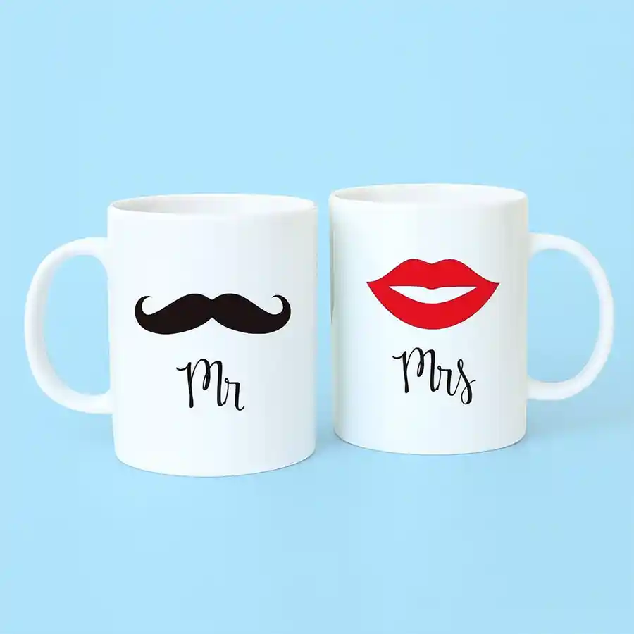 An exquisite personalized mug designed for celebrating love with custom photo options.