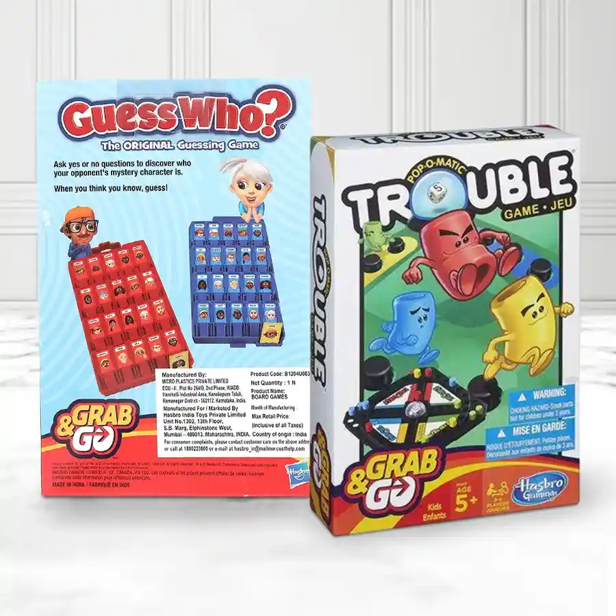 Enchanting Board Game Set for Kids featuring Hasbro games.
