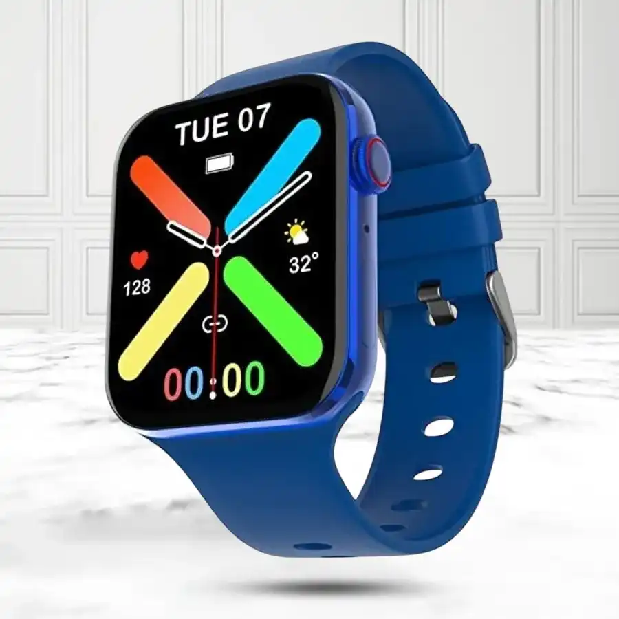 Vibrant Blue Fire-Boltt Smart Watch