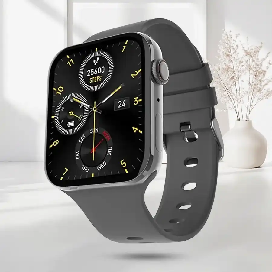 Dark Grey Fire-Boltt AMOLED Watch