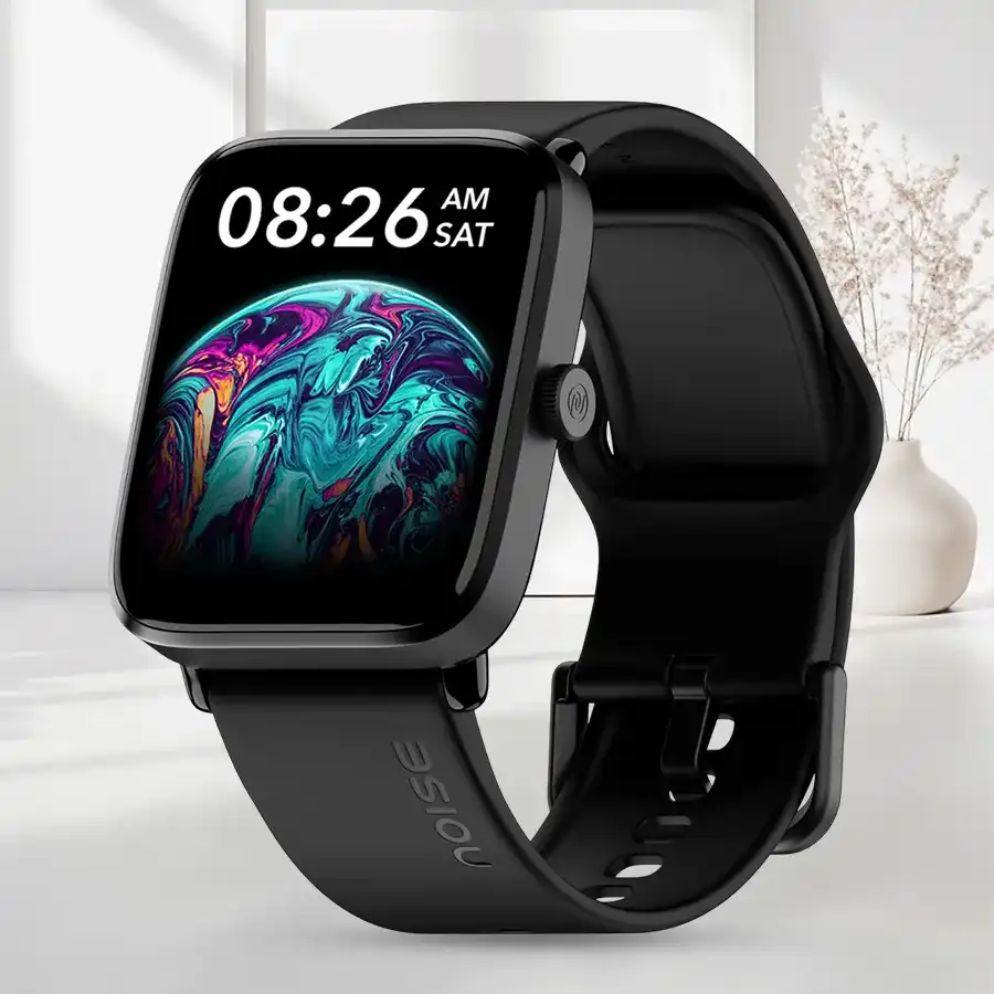 Jet Black Fitness Companion Watch