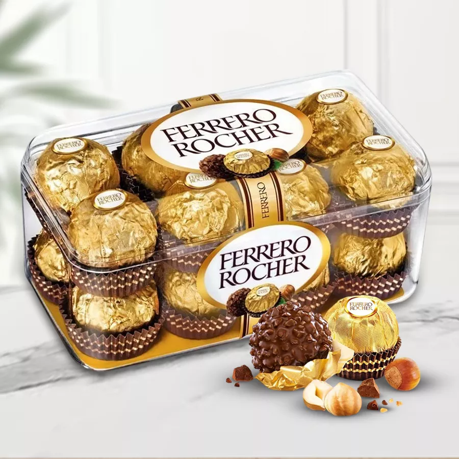 16 pcs Ferrero Rocher Chocolate Box, a heartfelt gift for Mother's Day.