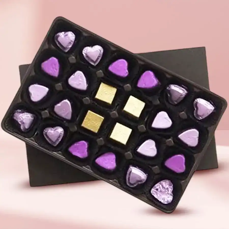 A box of 24 irresistible handmade chocolates designed to delight children on any special occasion.