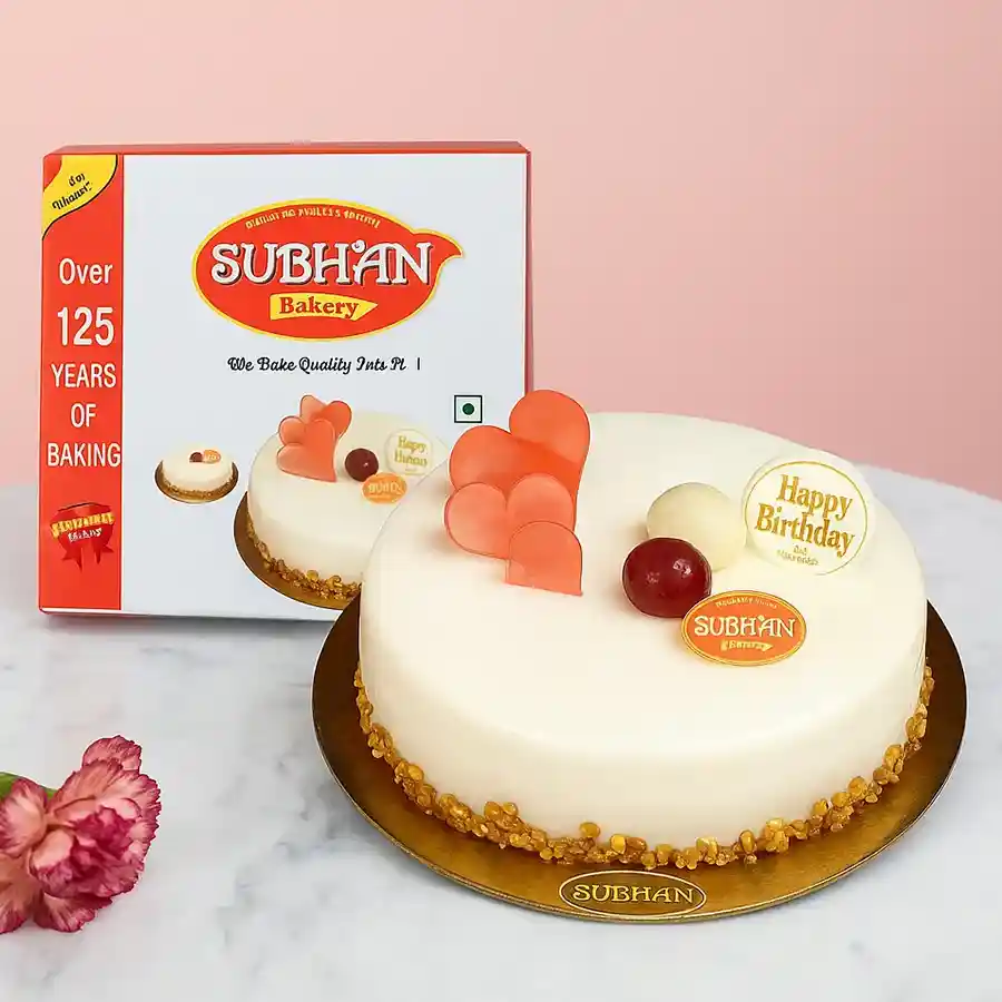 Butterscotch Dream Cake from Subhan Bakery, featuring soft sponge and toffee bits.