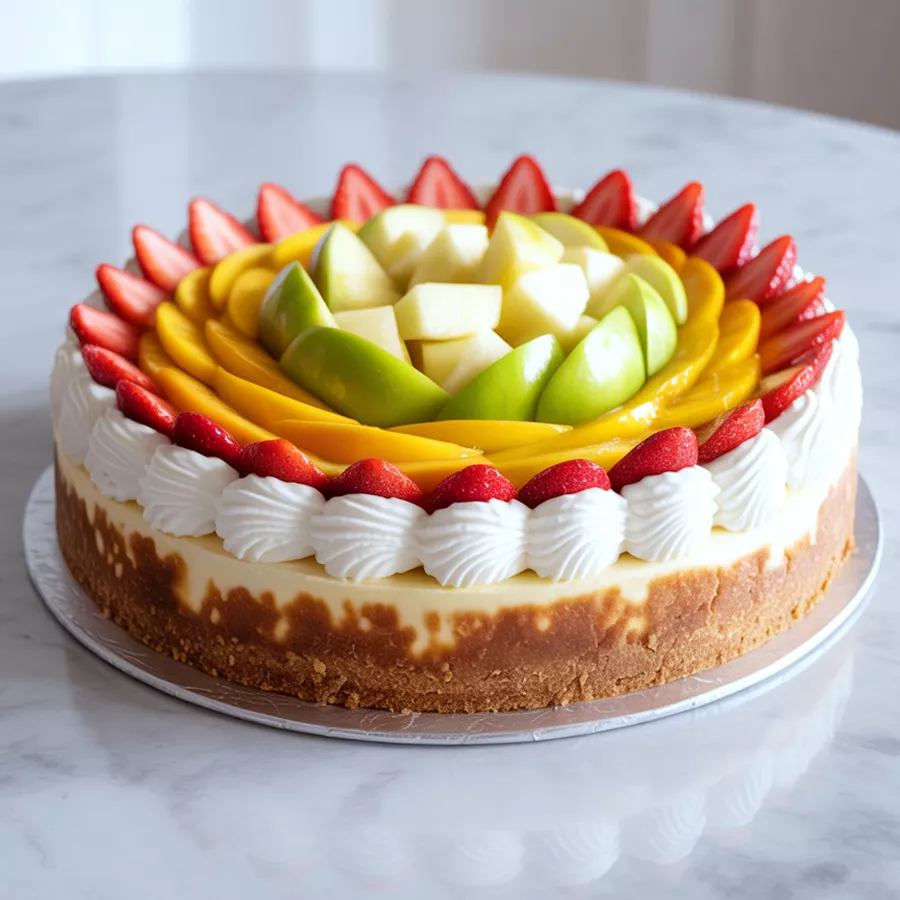 Love Infused 1 Kg Eggless Fresh Fruit Cake with fresh fruits, perfect for heartfelt gifting.