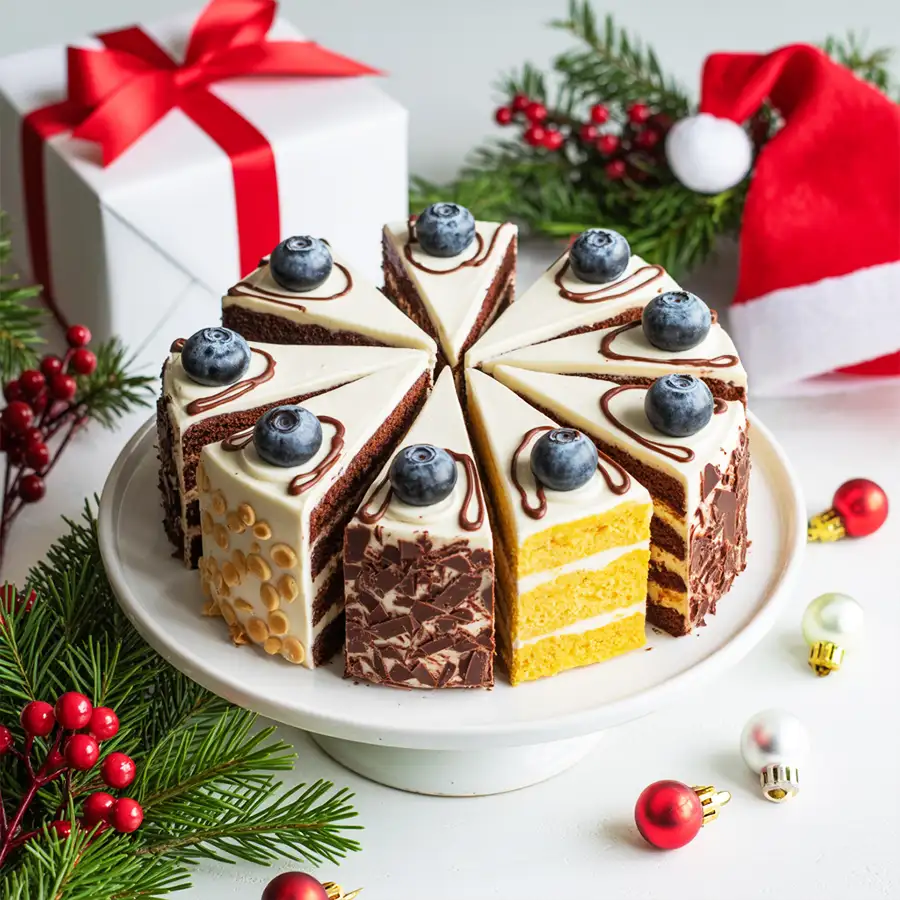 A collection of 8 assorted pastries perfect for holiday gifting.
