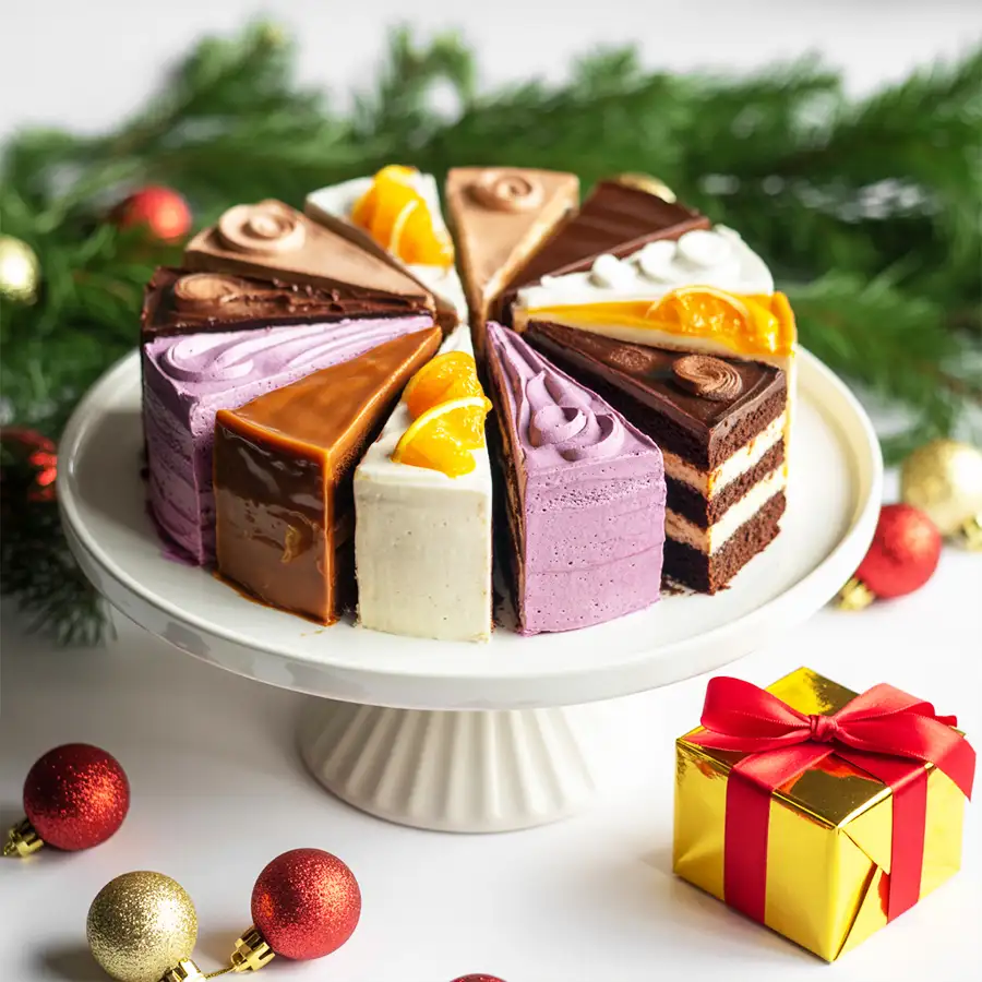 A box of 12 assorted Yummy Pastries perfect for holiday gifting.