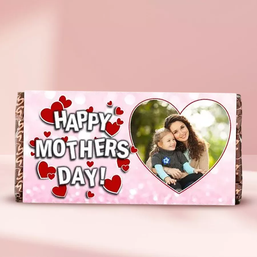 Nutty Cadbury Bournville Personalized Photo Chocolate Bar for Mother's Day