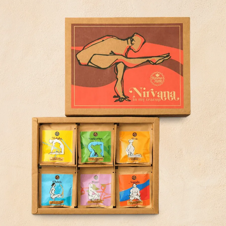 Ultimate Tea Treasure Gift Box featuring six unique tea blends in an elegant presentation.