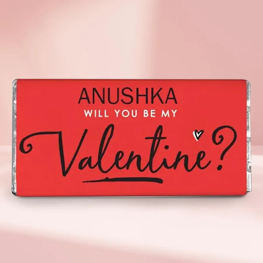 Personalized Cadbury chocolate with a name for Propose Day celebration