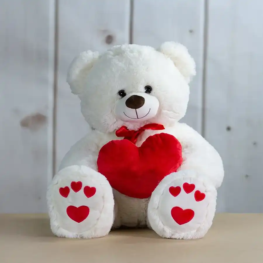 Cute 6-inch teddy bear with soft plush fur and an adorable expression