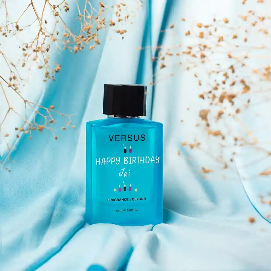 Personalized Fresh Birthday Perfume for men in a stylish bottle with floral and mineral notes