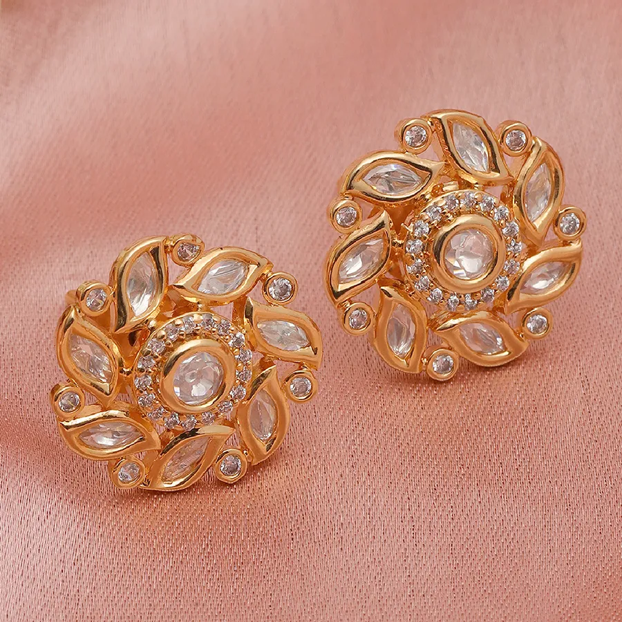 Classic Round Kundan Bling