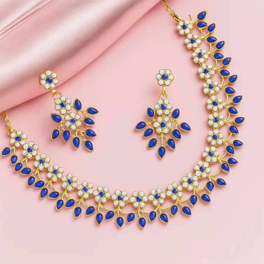 Dazzling Crystal Jewellery Set