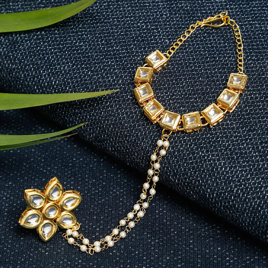 Regal Kundan Bracelet