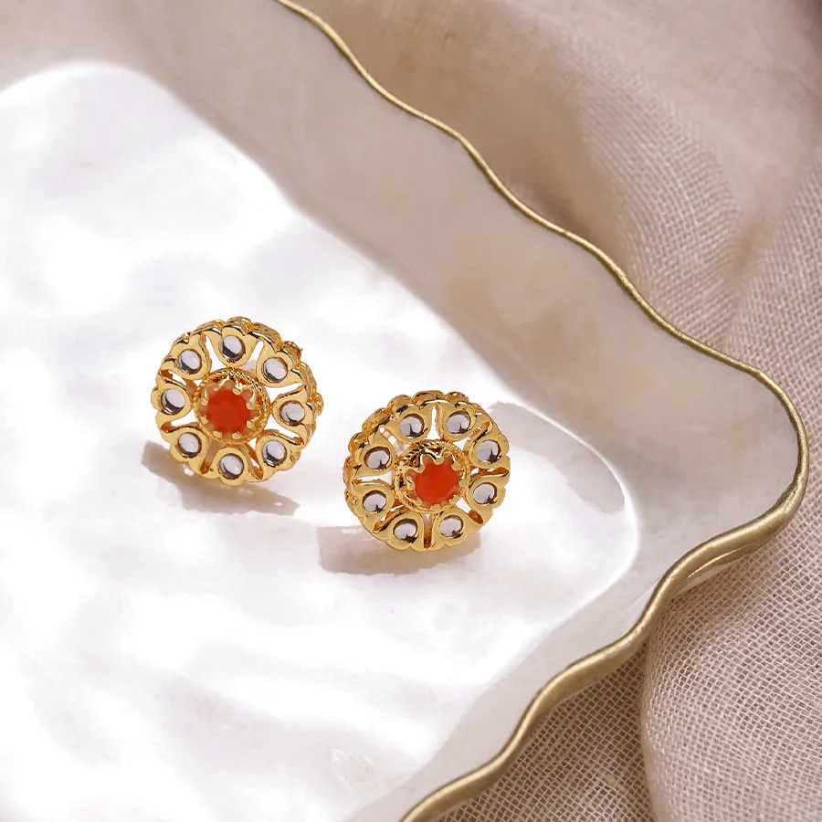Classic Kundan Stone Studs