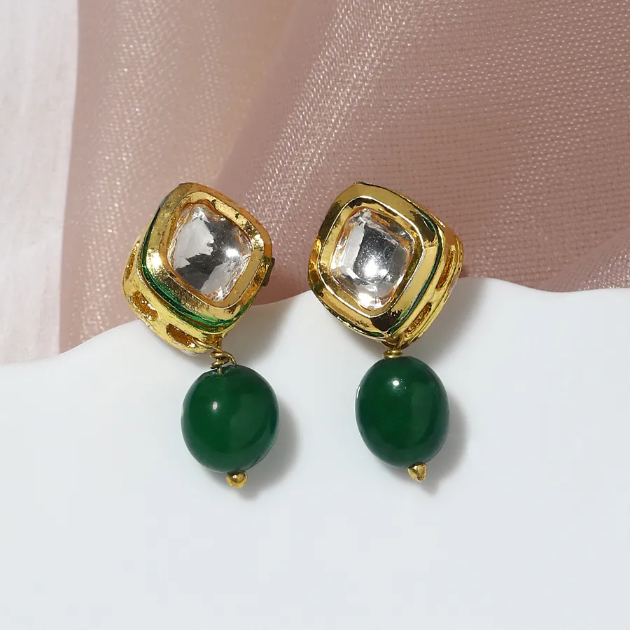 Wonderful Kundan Earrings Elegance