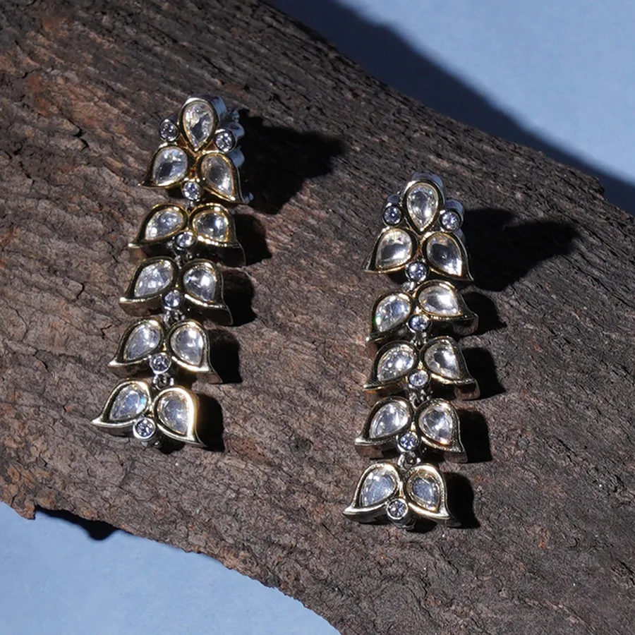Radiant Kundan Drop Earrings