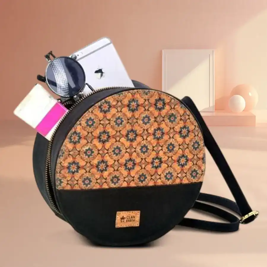 Graceful Forest Owlet Round Sling Bag