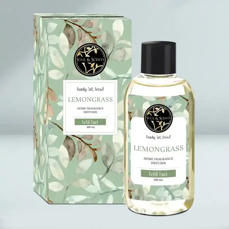 Blissful Lemongrass Reed Diffuser Refill