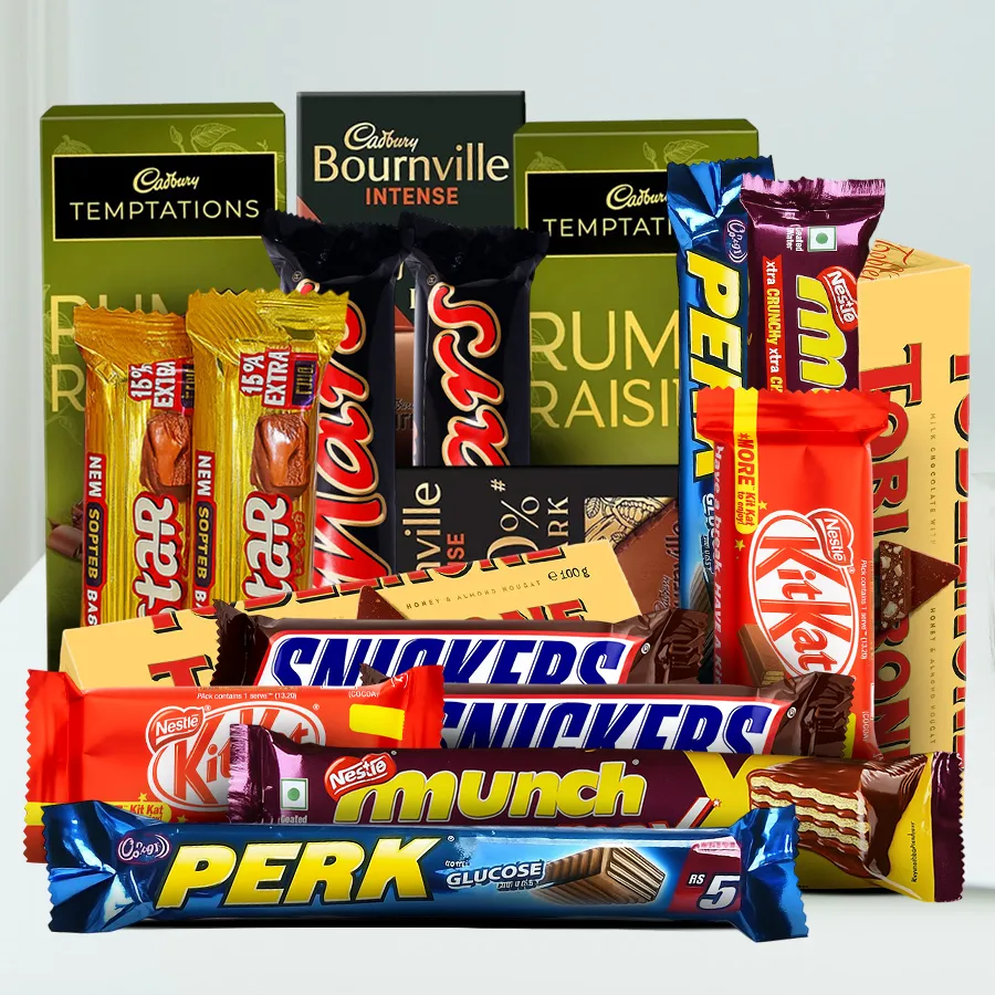Yummy Basket of Assorted Chocolates