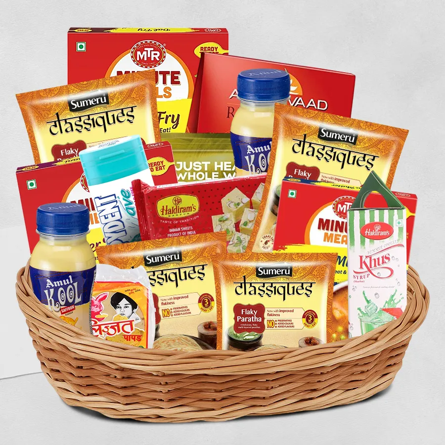 Spiced Hand Packed North Indian Kitchen Recipe Lunch Basket