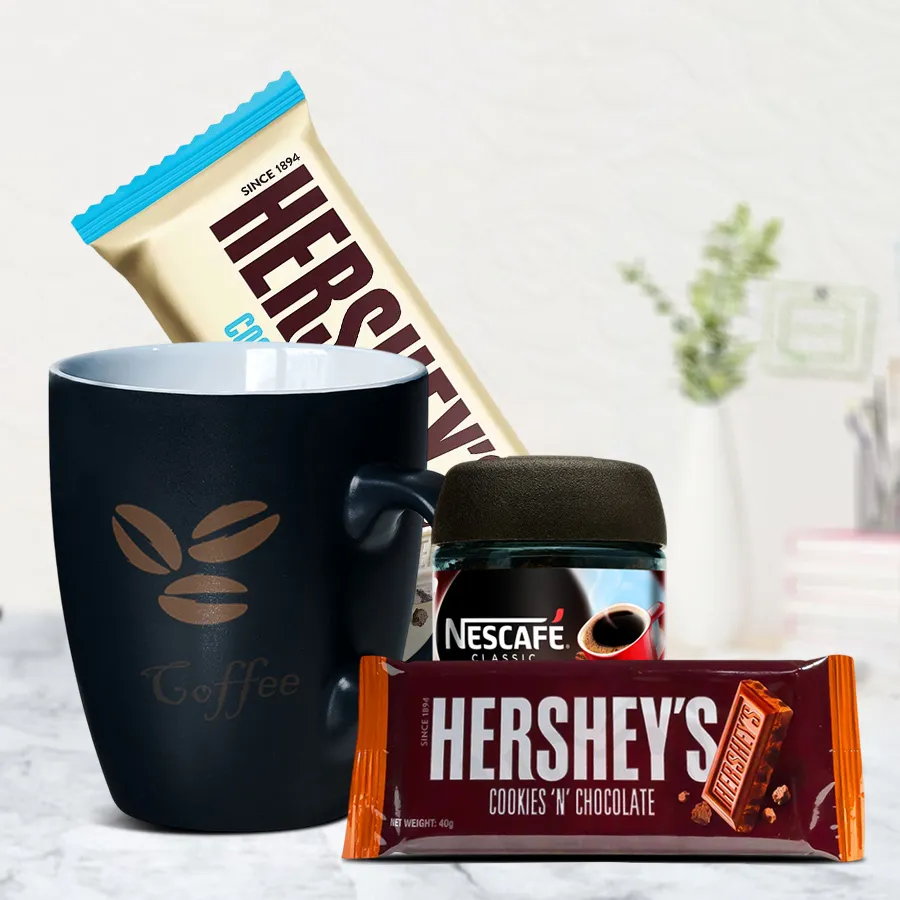 Attractive Coffee Gift Basket for Dad