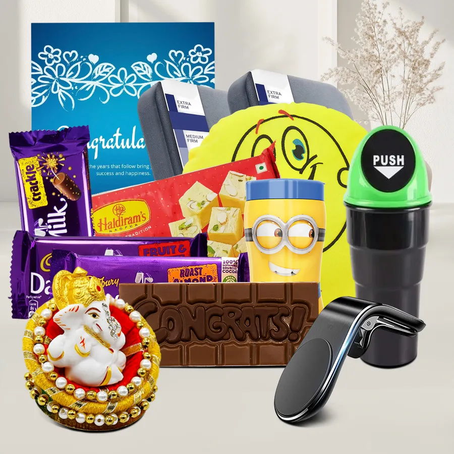 Wonderful Congratulations Hamper for New Car
