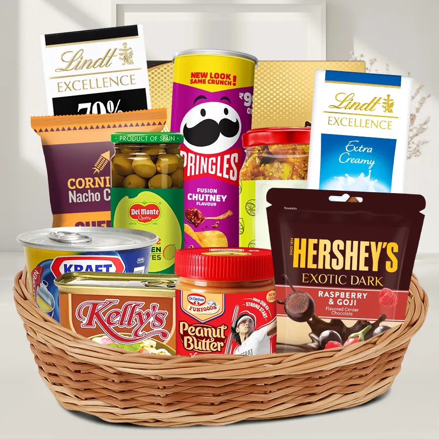 Delicious Frozen Food Treats Gift Basket