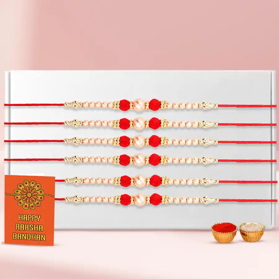 Trendy Pearl Rakhi