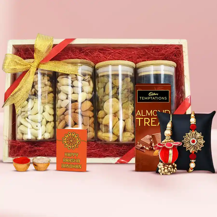 Mixed Bag Dry Fruits n Bhaiya Bhabhi Rakhi