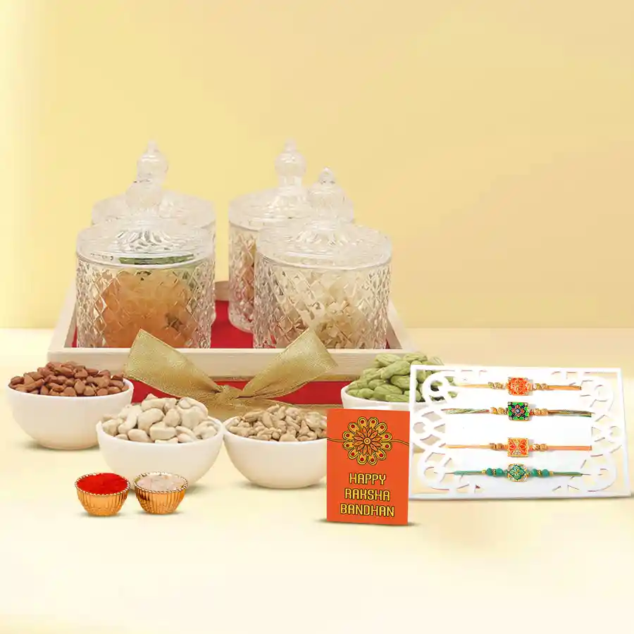 Dry Fruits Galore for Designer Rakhi Sets
