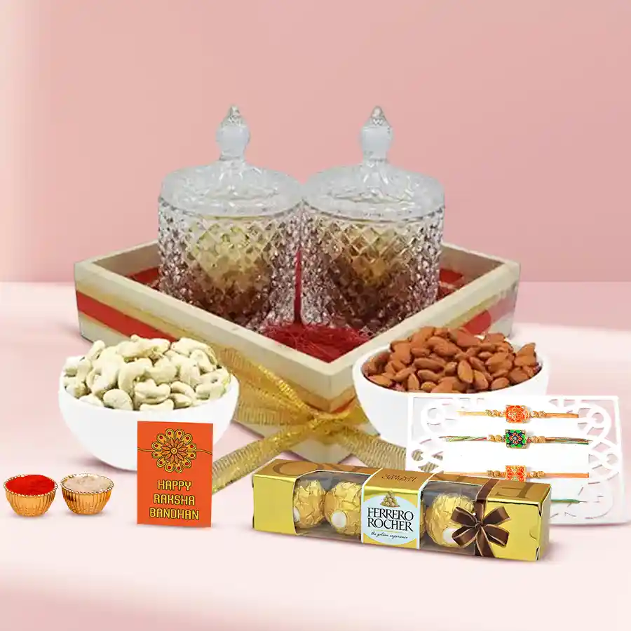 Designer Rakhi N Charmer Dried Nuts