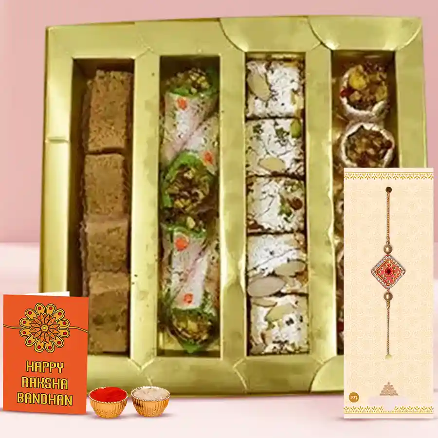 Delightful Sweetness n Fancy Rakhi