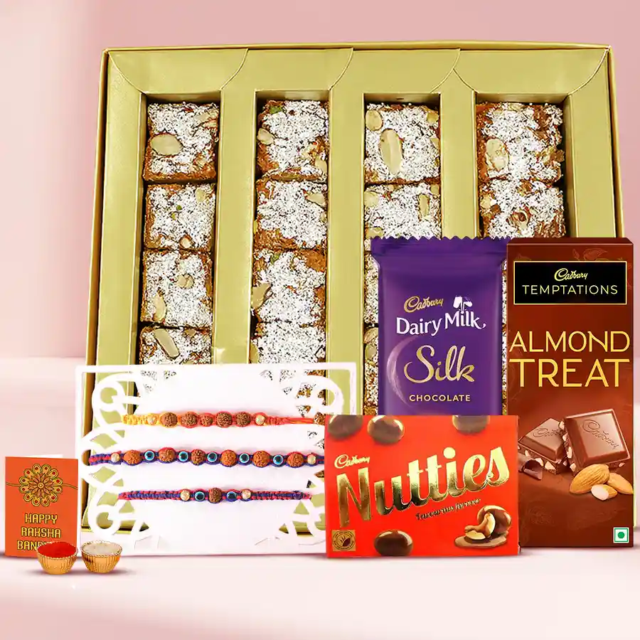 Rudrakhsha Rakhi N Mithai Marvels