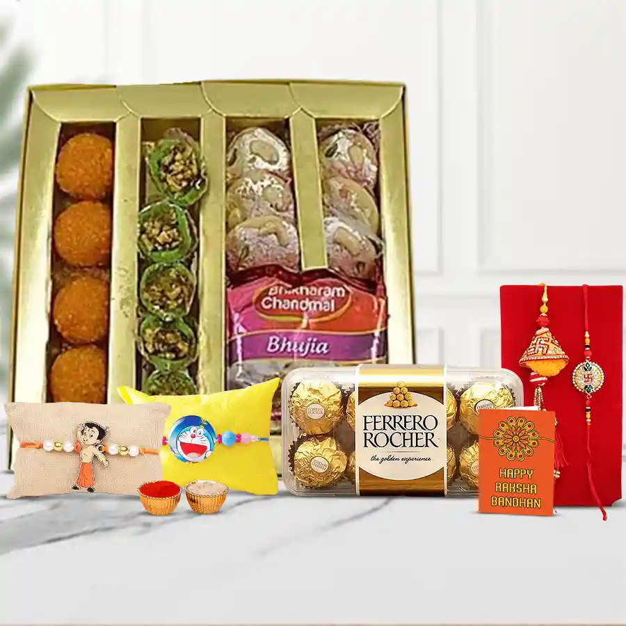 Sweet bonding for Family Rakhi