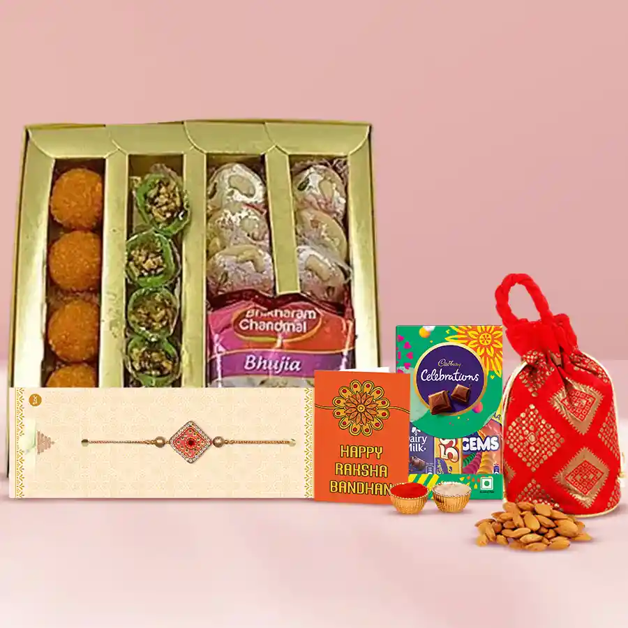 Loaded Sweetness n Fancy Rakhi