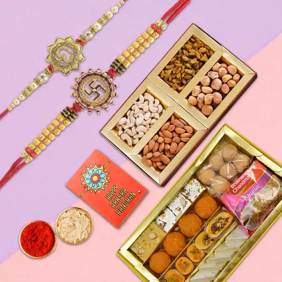 Designer Rakhis n Sweets Infusion