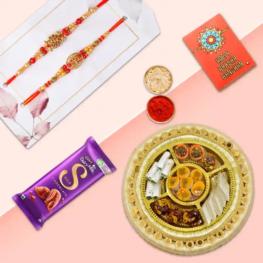 Auspicious Rakhi n Sweets Mania for Bhai