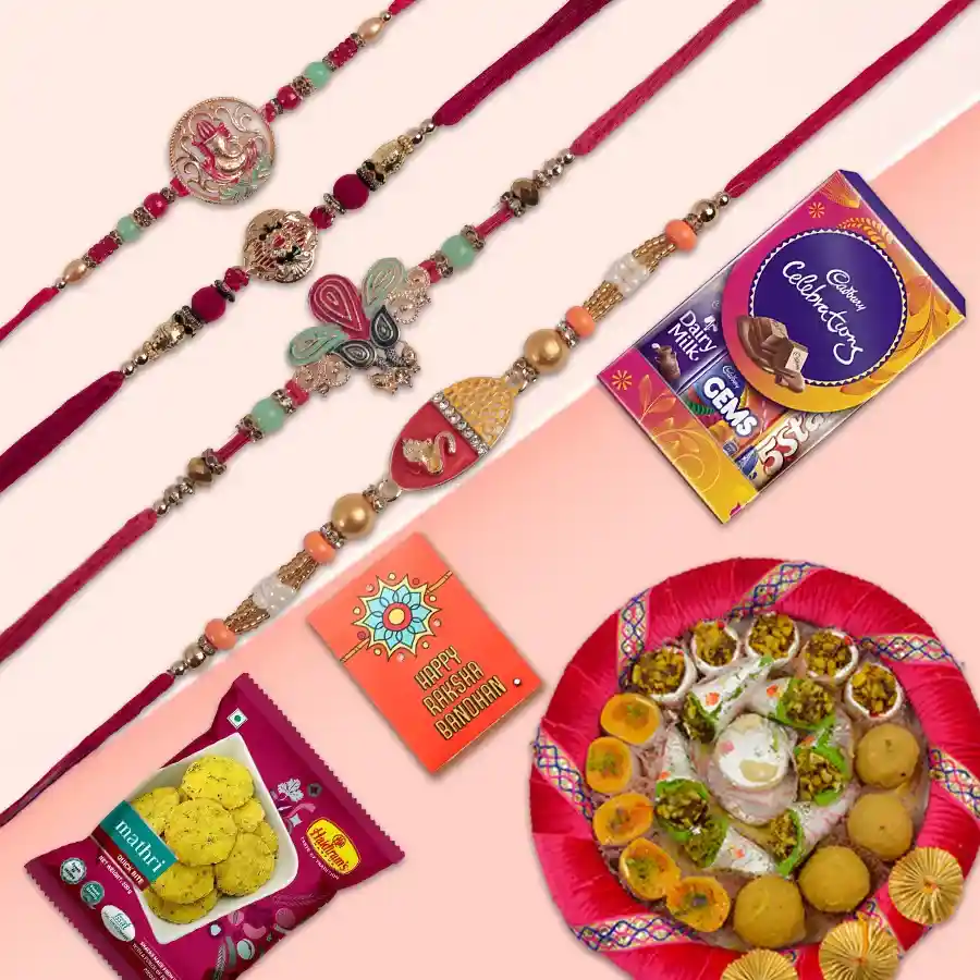 Fancy Rakhi n Drooling Sweetness