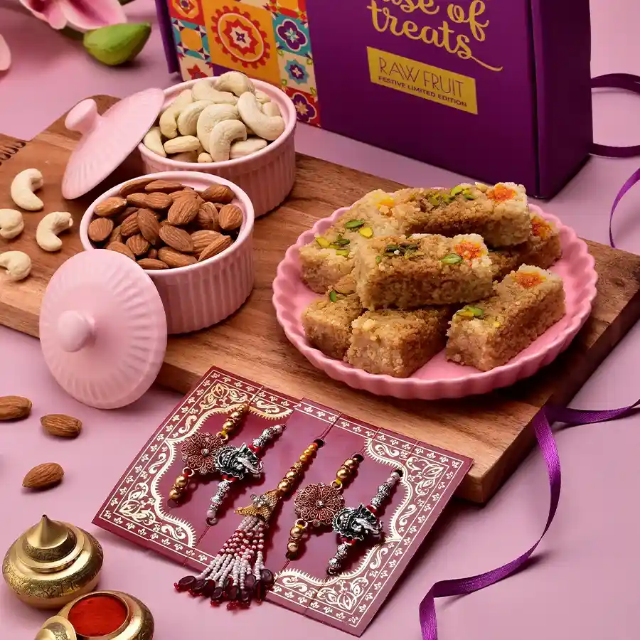 Sweet Memories: An Exquisite Rakhi Set
