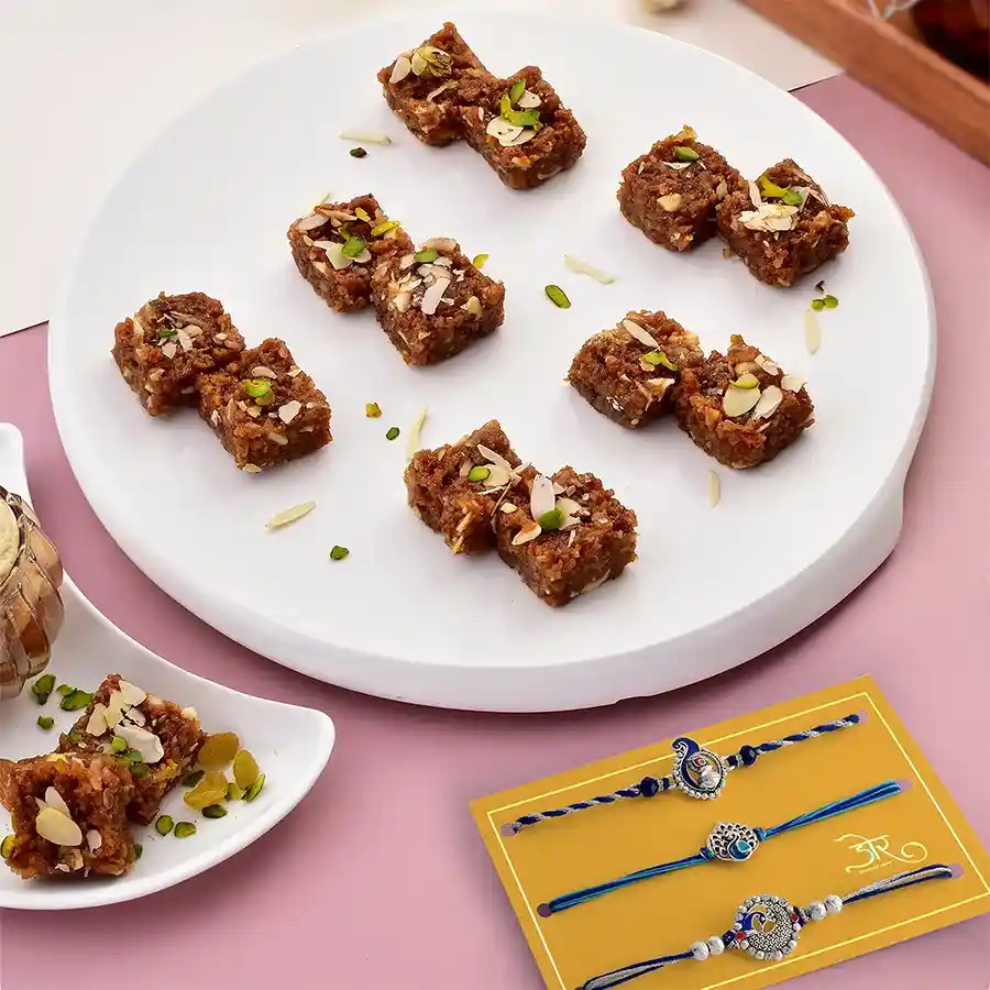 Peacock Rakhi Delight