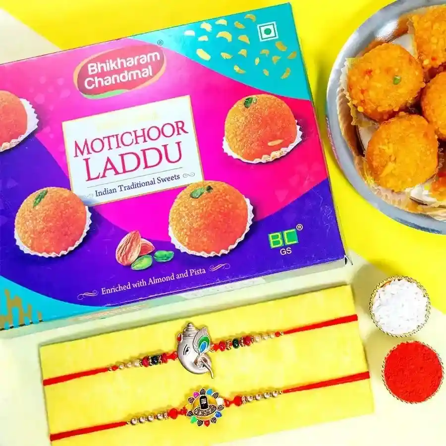 Classic Sweetness Divine Rakhi Duo