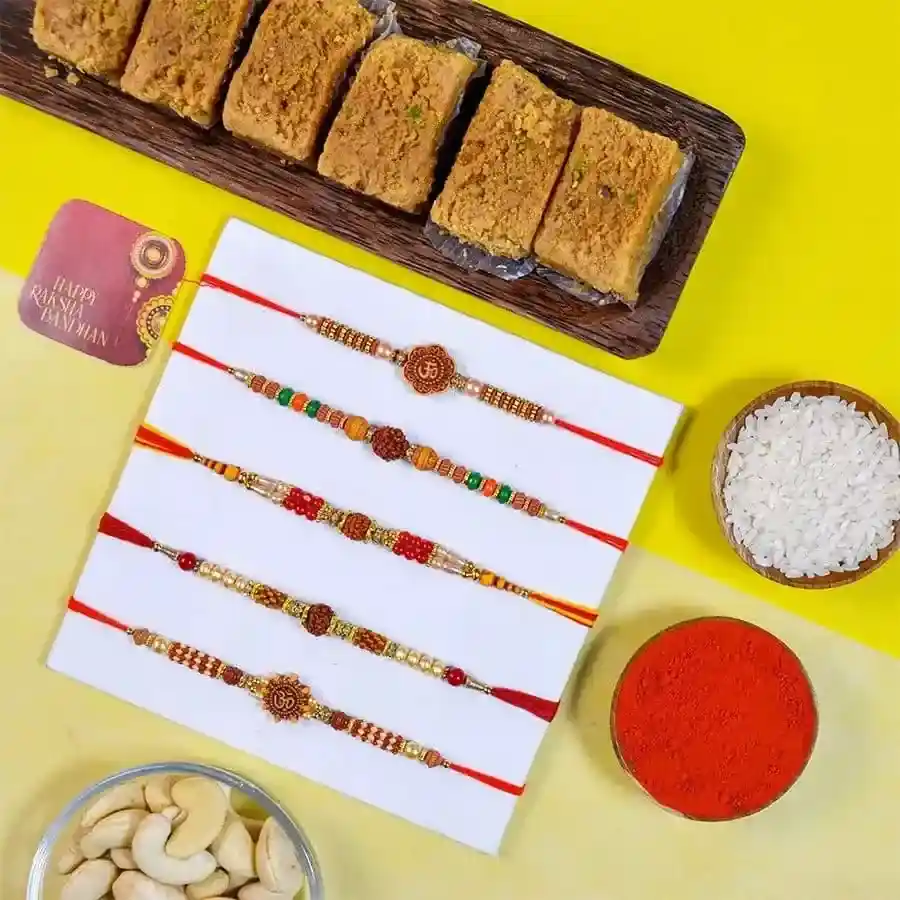 Dazzling Diva Divine Rakhi Combo