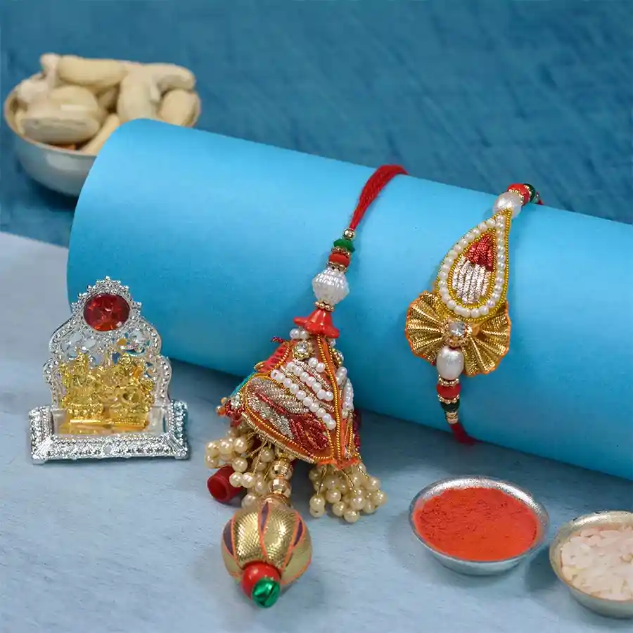 Stellar Bhaiya Bhabi Rakhi with Mandap