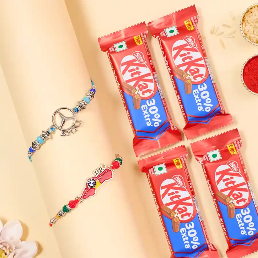 Fancy Kids Rakhi N KitKat Treat