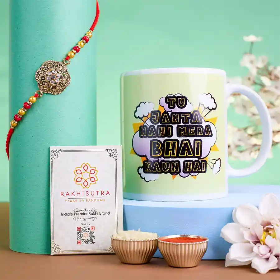 Special Raksha Bandhan Mug and Rakhi Set