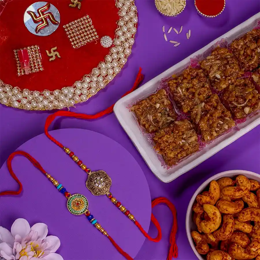 Premium Rakhi B Treats Gift Box