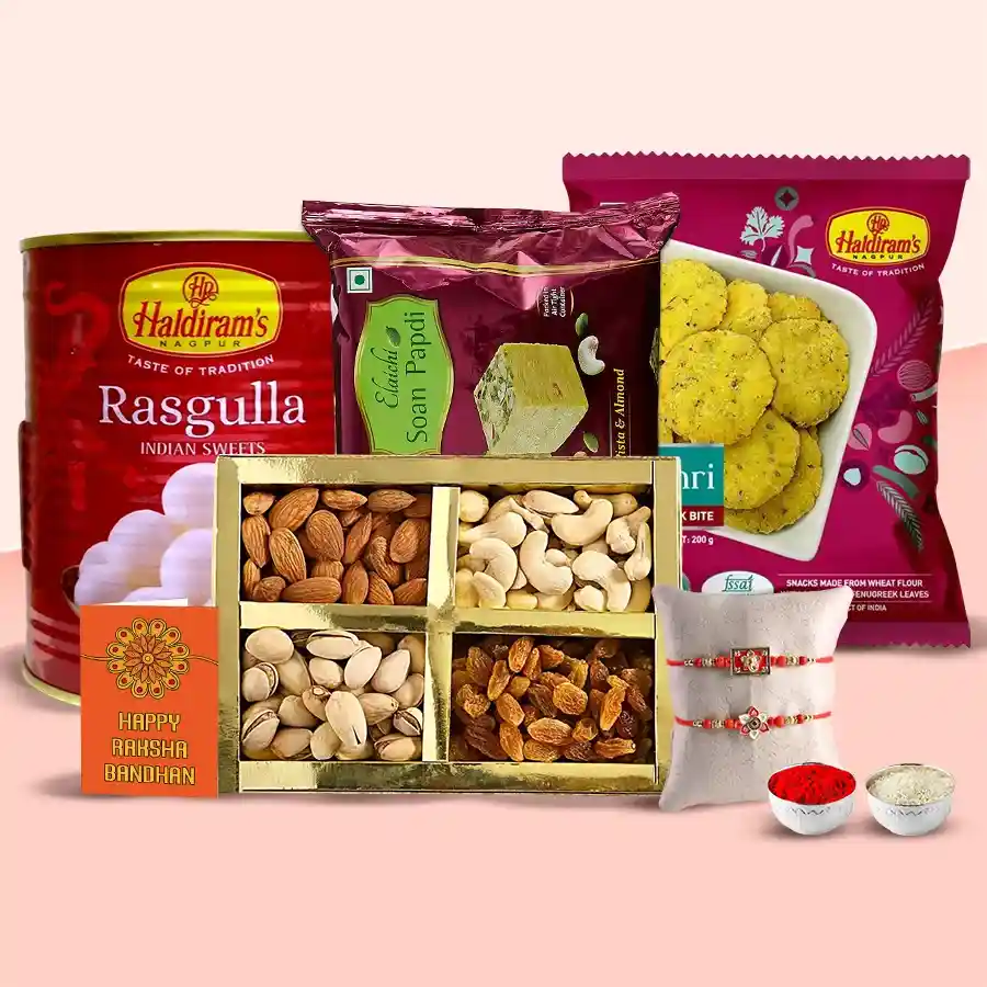 Arresting Hamper of Rakhi Special Tidbits