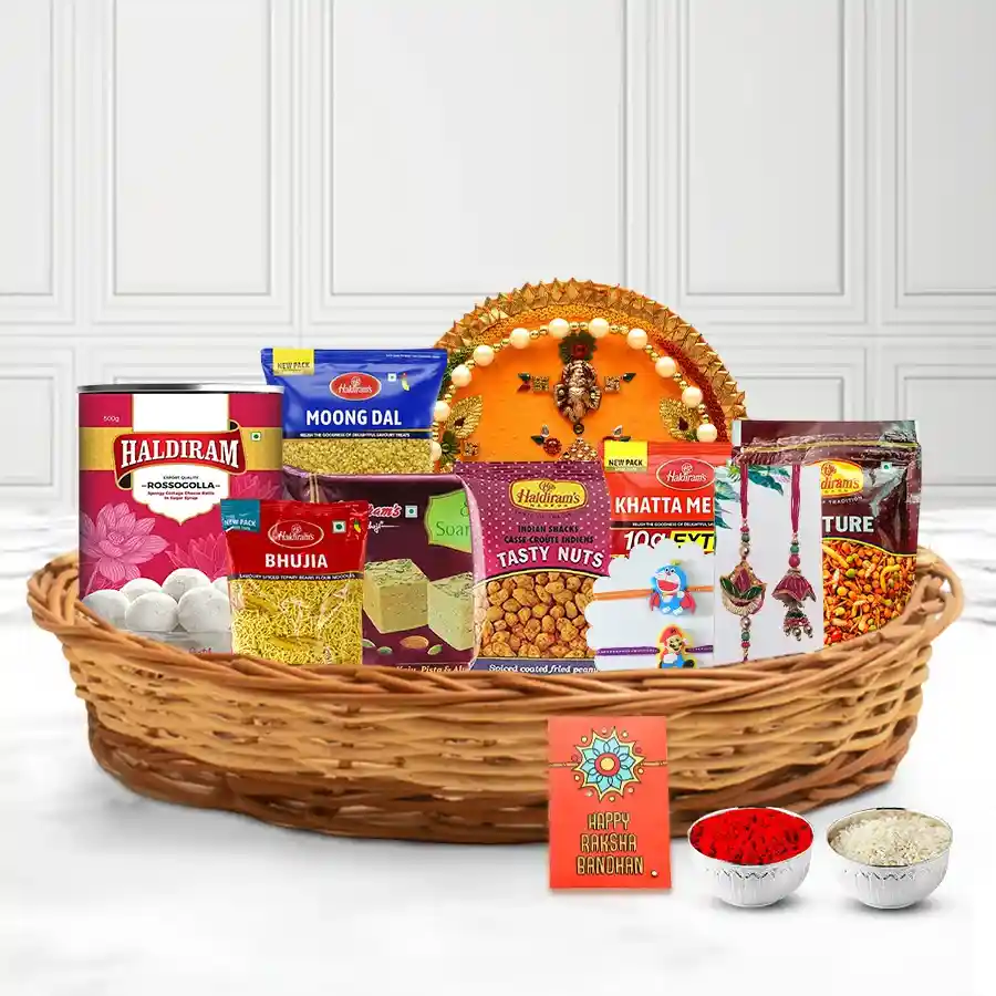 Haldirams Assortment Rakhi Gift for Family